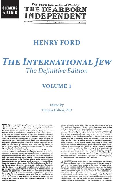 Книга The International Jew Thomas Dalton