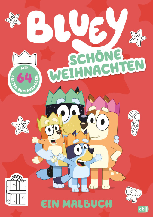 Könyv BLUEY - Schöne Weihnachten - Ein Malbuch 