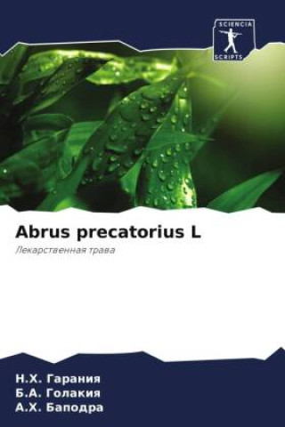 Kniha Abrus precatorius L B. A. Golakiq