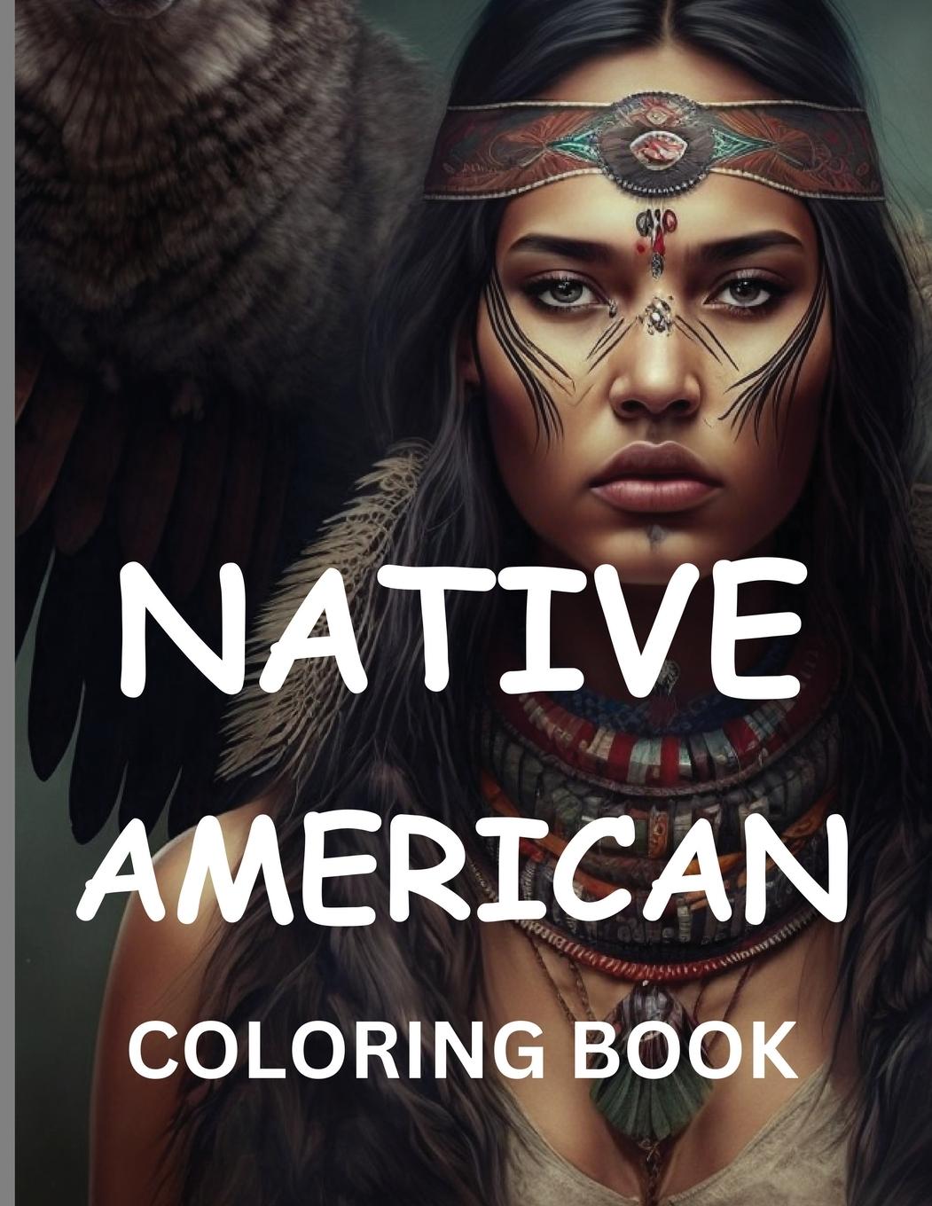 Book Native American Coloring Book 