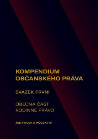 Knjiga Kompendium občanského práva 1 Jan Pauly
