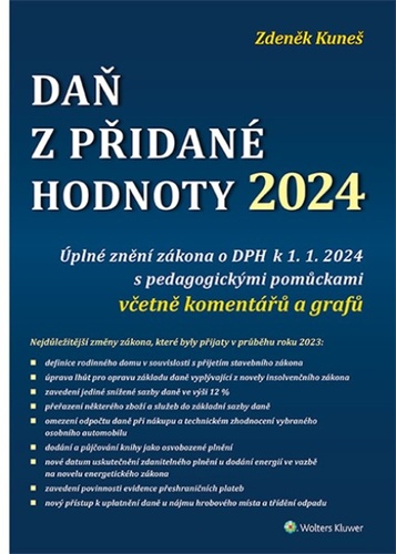 Kniha Daň z přidané hodnoty 2024 Zdeněk Kuneš