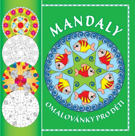 Kniha Mandaly - Omalovánky pro děti 