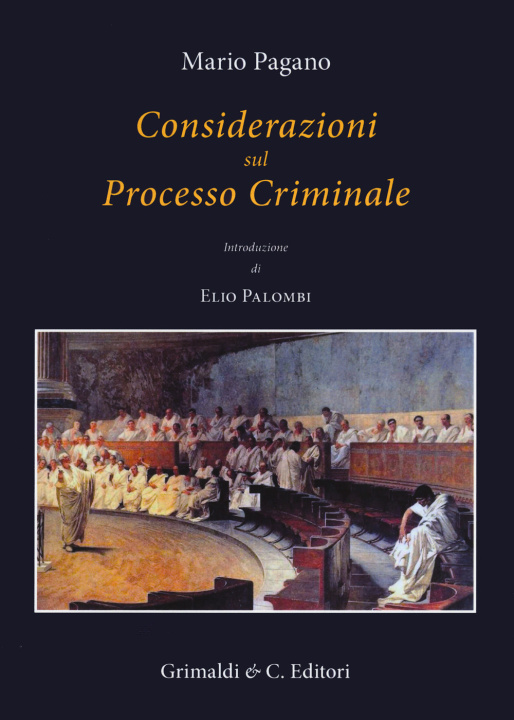Kniha Considerazioni sul processo criminale Francesco Mario Pagano