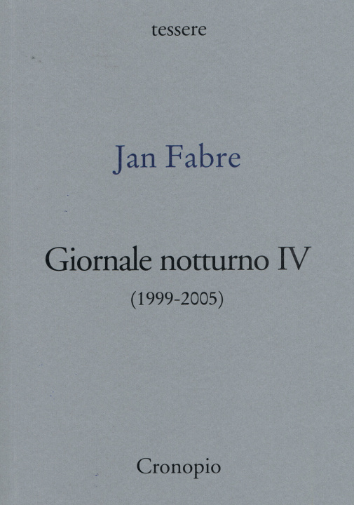 Kniha Giornale notturno (1999-2005) Jan Fabre