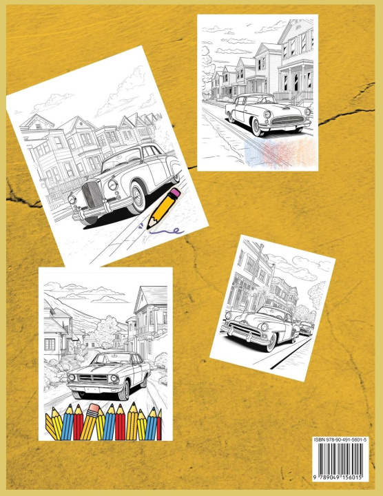 Knjiga Classic Cars Coloring Book Laritzu