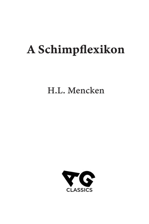 Książka A Schimpflexikon Richard Kostelanetz