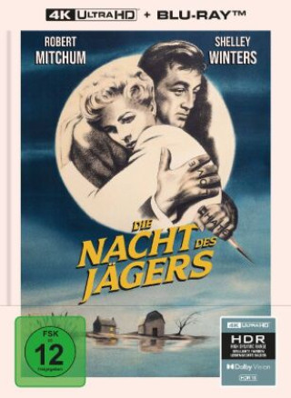 Video Die Nacht des Jägers, 2 Blu-rays (2-Disc Limited Collector's Edition im Mediabook (UHD-Blu-ray + Blu-ray) Charles Laughton