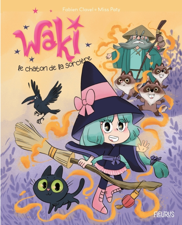Knjiga Waki, le chaton de la sorcière Fabien Clavel