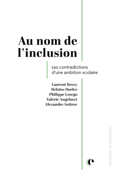 Knjiga Au nom de l'inclusion Losego
