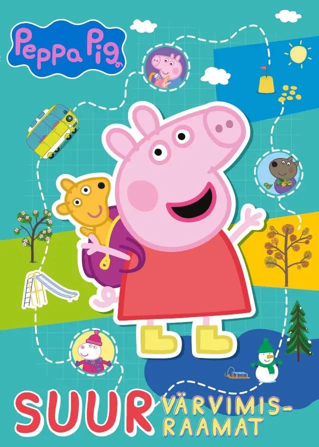 Knjiga Põrsas peppa. suur värvimisraamat 