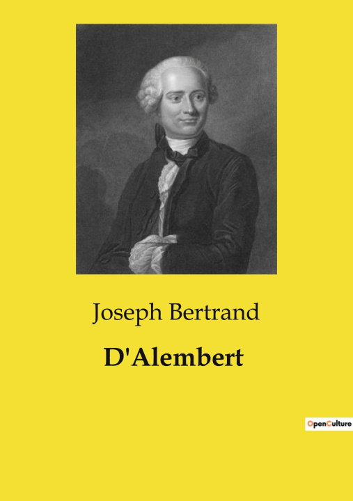 Kniha D ALEMBERT BERTRAND JOSEPH