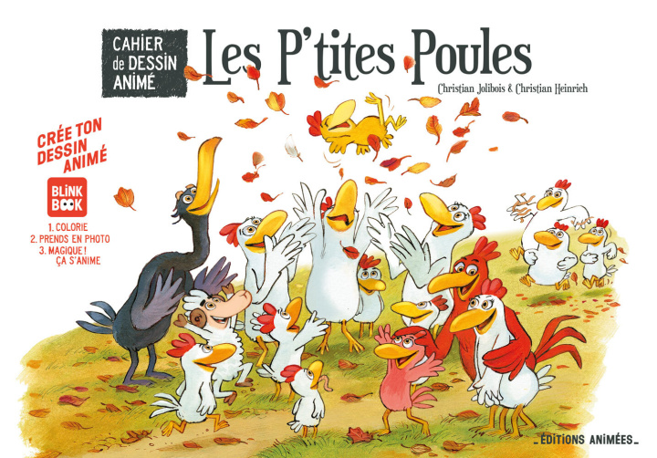 Kniha Les P'tites Poules - Cahier de Dessin Animé Jolibois