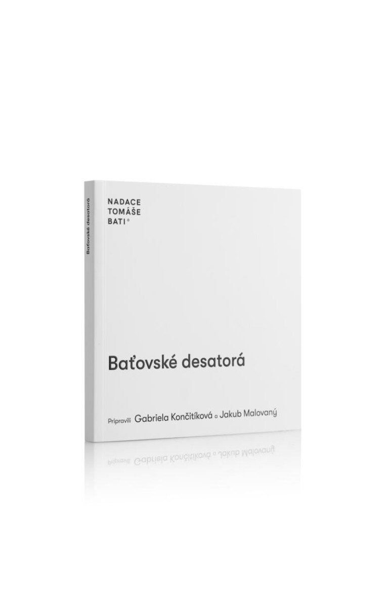 Book Baťovské desatorá (slovensky) Gabriela Končitíková