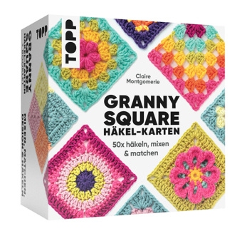 Hra/Hračka Granny Square Häkel-Karten Claire Montgomerie