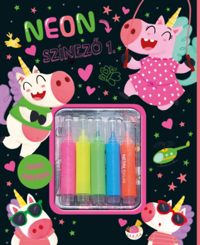 Knjiga Neon színező 1. 
