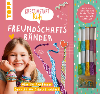 Buch Kreativstart Kids Freundschaftsbänder. Anleitungsbuch und Material frechverlag