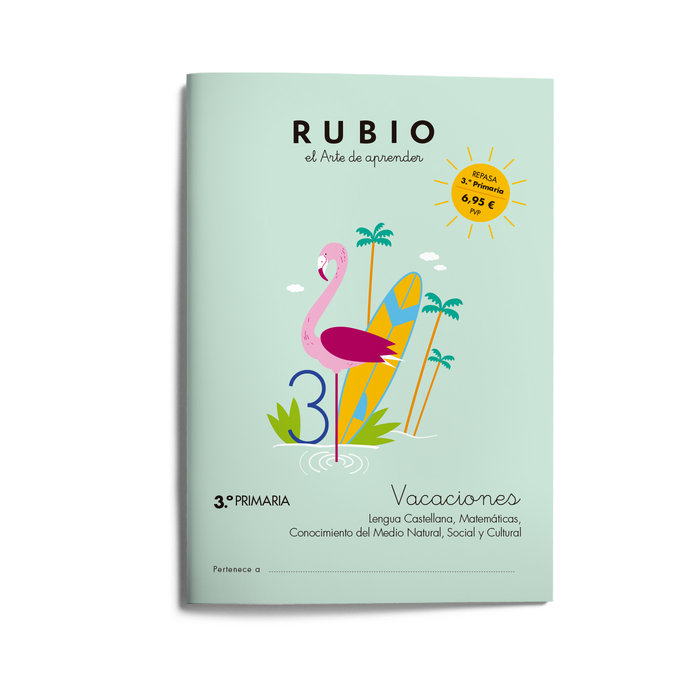 Carte VACACIONES RUBIO 3ºEP 24 