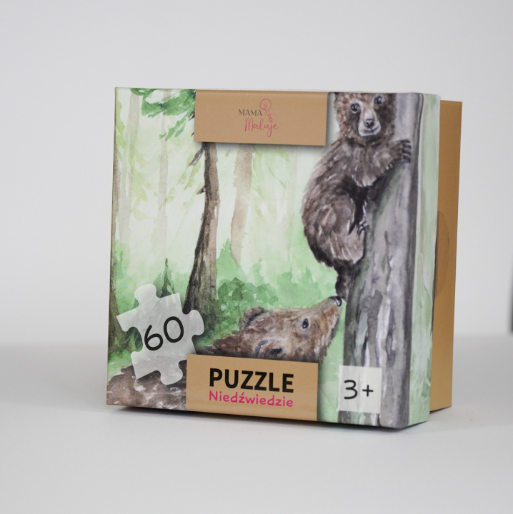 Książka Puzzle 60 Niedźwiedzie 