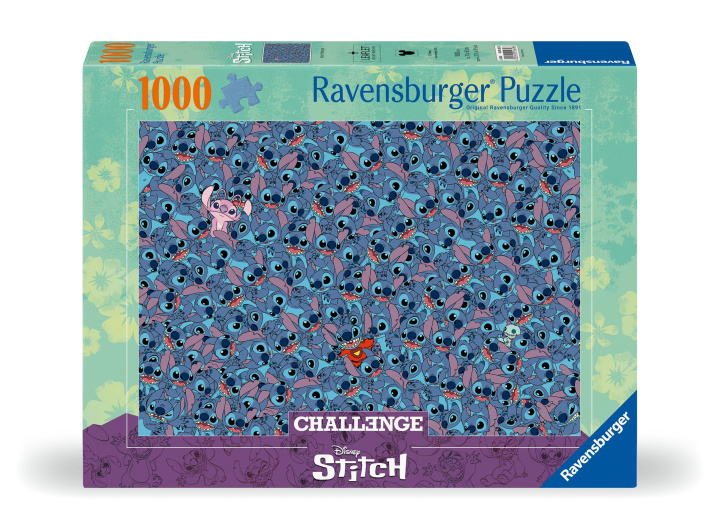 Joc / Jucărie Ravensburger Disney Stitch Challenge 1000 Teile Puzzle 