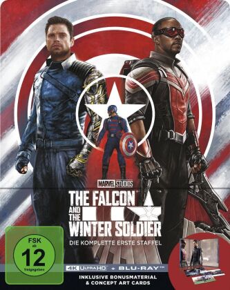 Video The Falcon and the Winter Soldier - Staffel 1 UHD BD (Lim. Steelbook) Anthony Mackie
