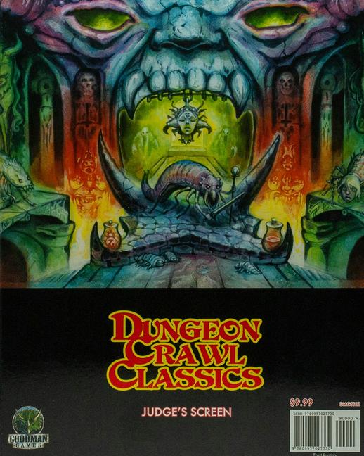 Book Dungeon Crawl Classics RPG Judges Screen 