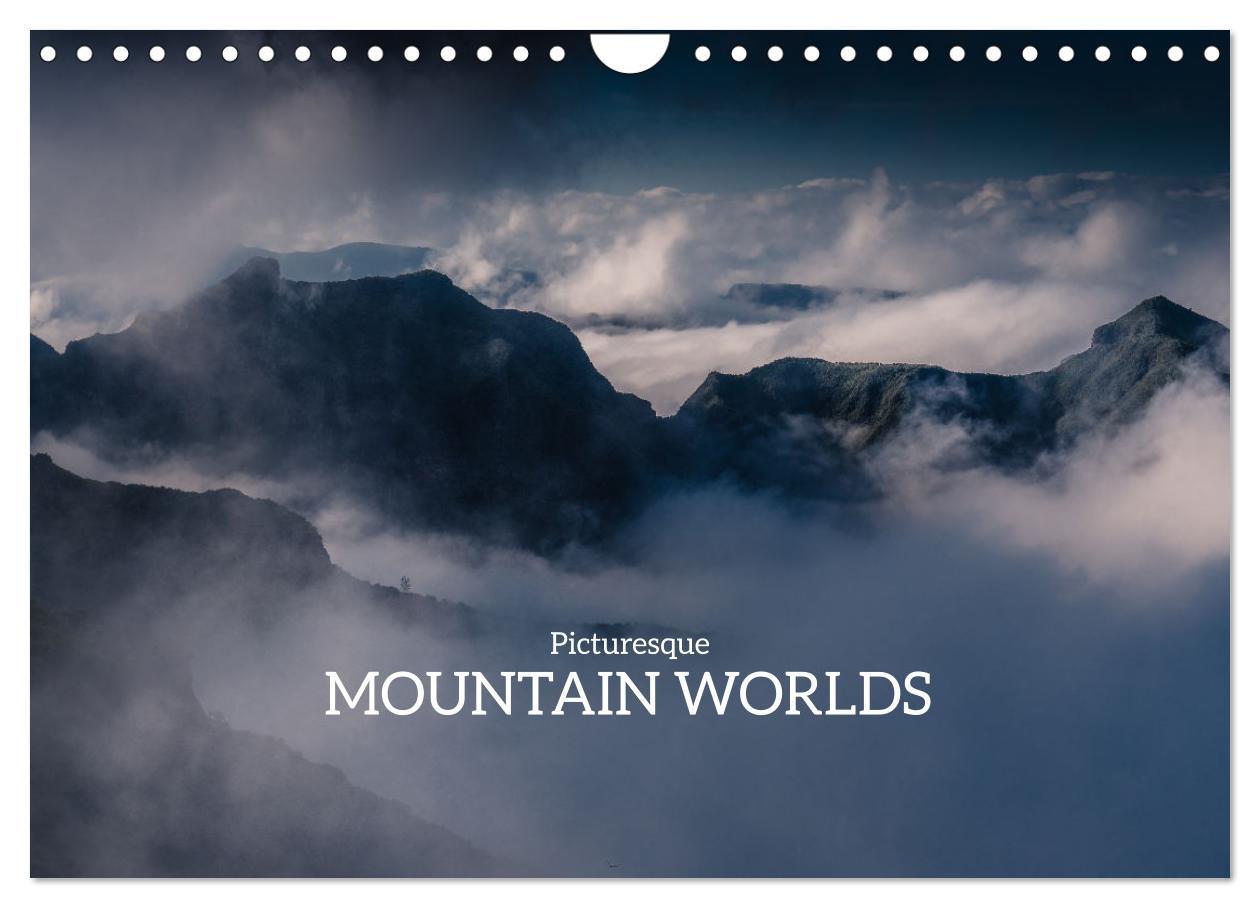 Kalendář/Diář Picturesque Mountain Worlds (Wall Calendar 2025 DIN A4 landscape), CALVENDO 12 Month Wall Calendar 