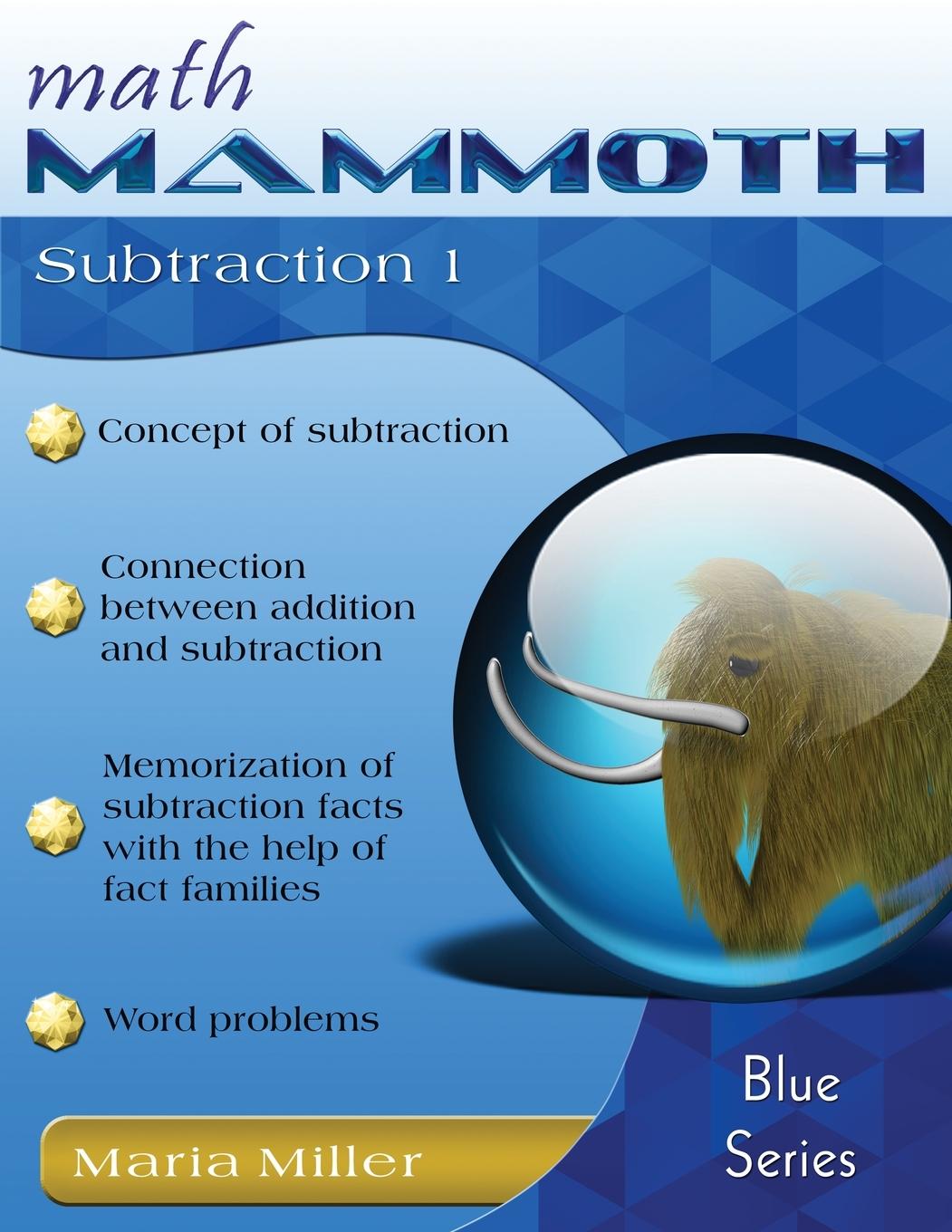 Libro Math Mammoth Subtraction 1 Maria Miller