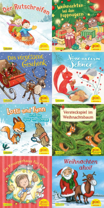 Igra/Igračka Pixi-Weihnachts-8er-Set 39: Pixis Weihnachtsgeschenke (8x1 Exemplar) 