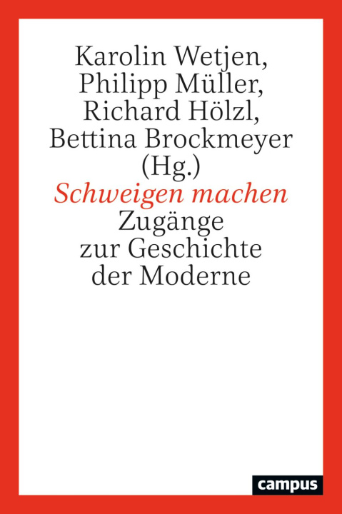 Knjiga Schweigen machen Philipp Müller