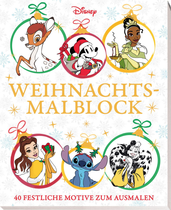 Book Disney: Weihnachtsmalblock Panini