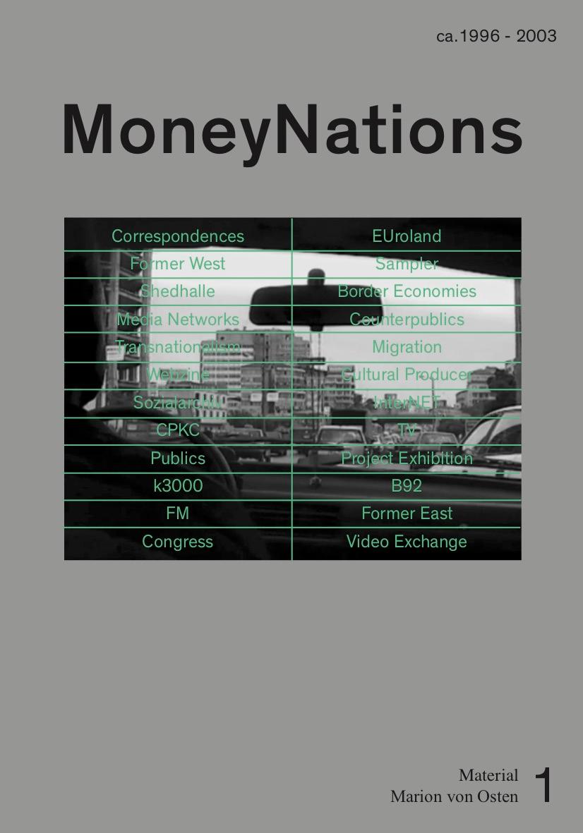 Kniha Material Marion von Osten 1: Money Nations Lucie Kolb