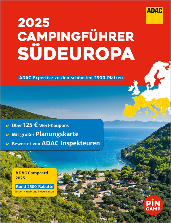 Książka ADAC Campingführer Südeuropa 2025 