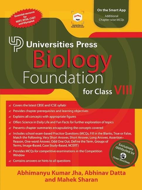 Book Biology Foundation for Class VIII Abhinav Datta