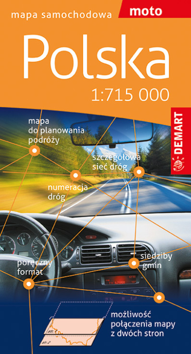 Książka Polska. Mapa samochodowa 1 : 715 000 Opracowanie zbiorowe