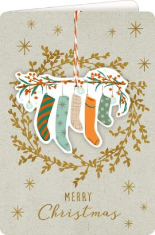 Igra/Igrača Weihnachtskarte mit Kuvert - Fröhliche Weihnachten (Kugel) 