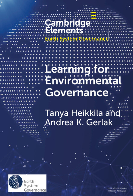 Boek Learning for Environmental Governance Andrea K. Gerlak