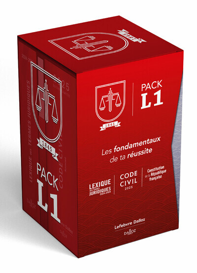 Könyv Pack L1 2025 : Code civil - Lexique des termes juridiques - Constitution de la République Fr. 23e 