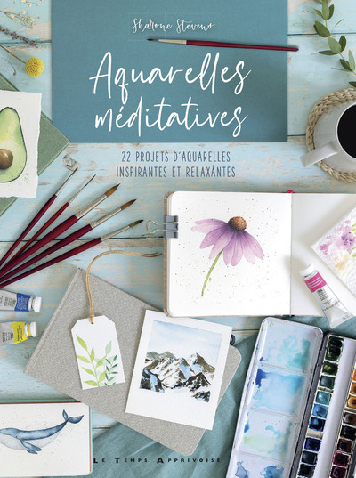 Kniha Aquarelles méditatives Sharone Stevens