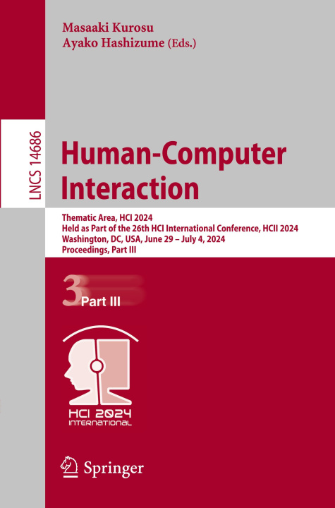 Book Human-Computer Interaction Masaaki Kurosu