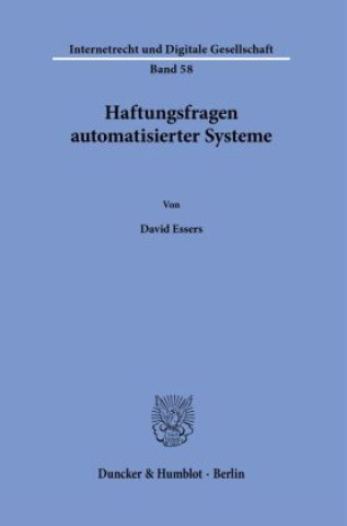 Knjiga Haftungsfragen automatisierter Systeme. David Essers