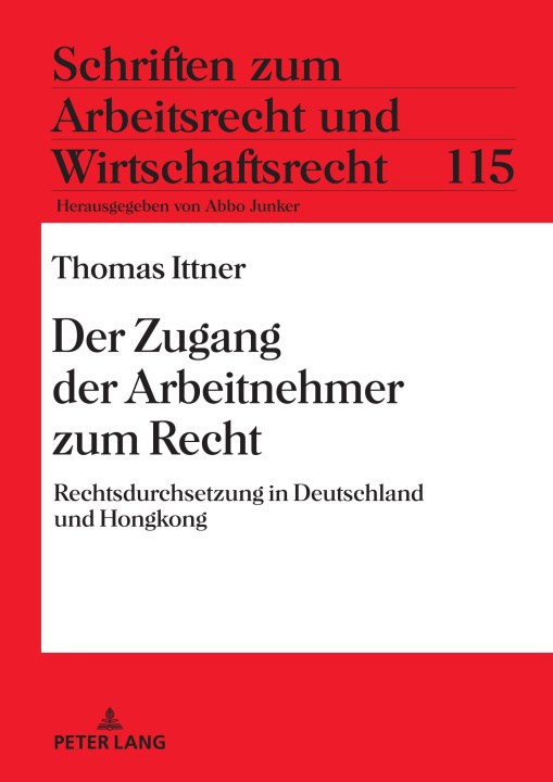 Könyv Der Zugang der Arbeitnehmer zum Recht Thomas Ittner