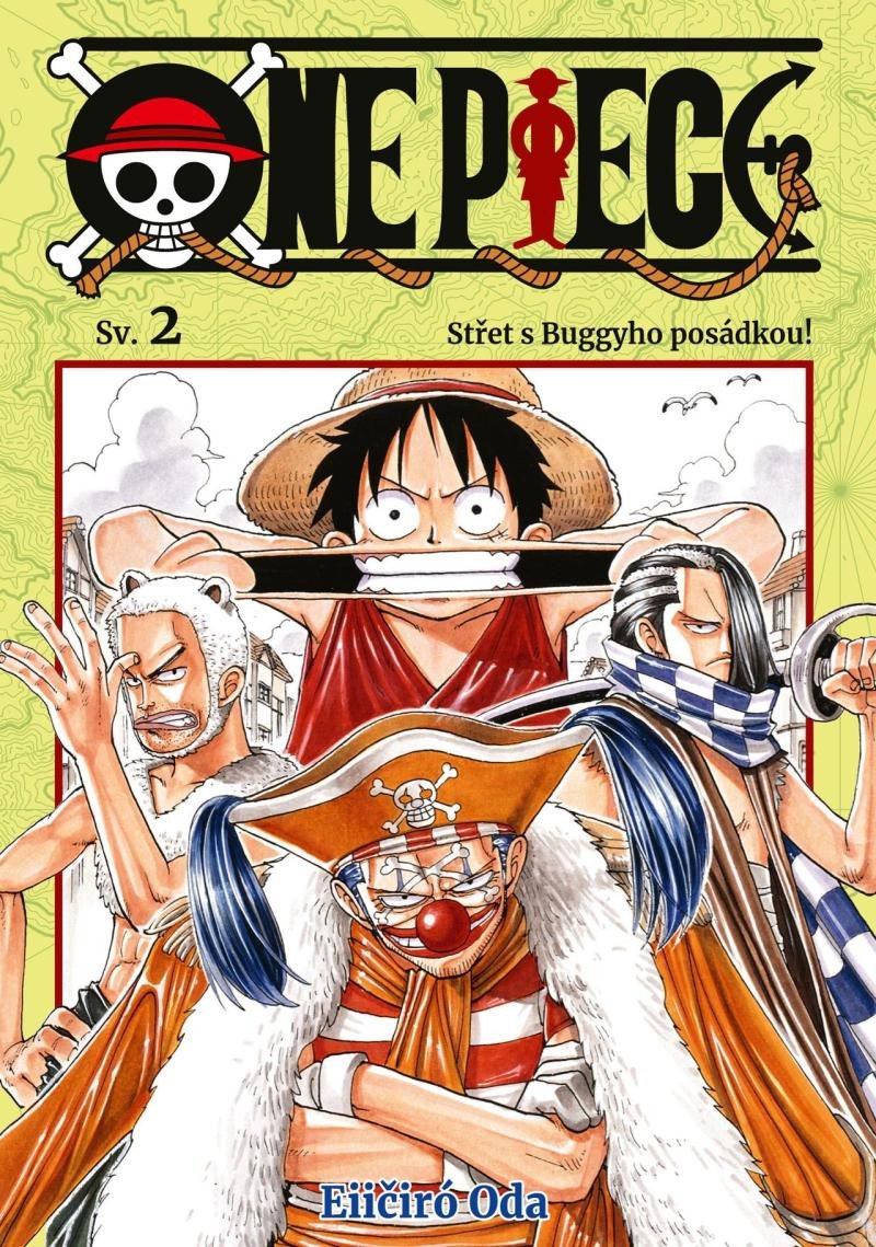 Книга One Piece 2 - Střet s Buggyho posádkou! Eiichiro Oda