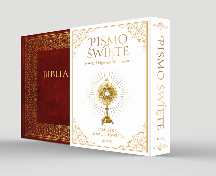 Książka Pismo Święte Starego i Nowego Testamentu. Biblia Domowa.. Pamiątka I Komunii Świętej Kazimierz Romaniuk