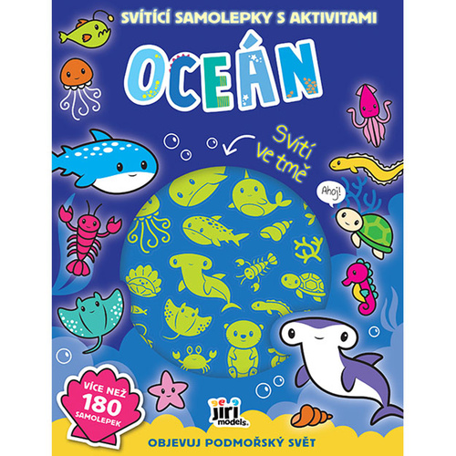 Carte Svítící samolepky s aktivitami Oceán 