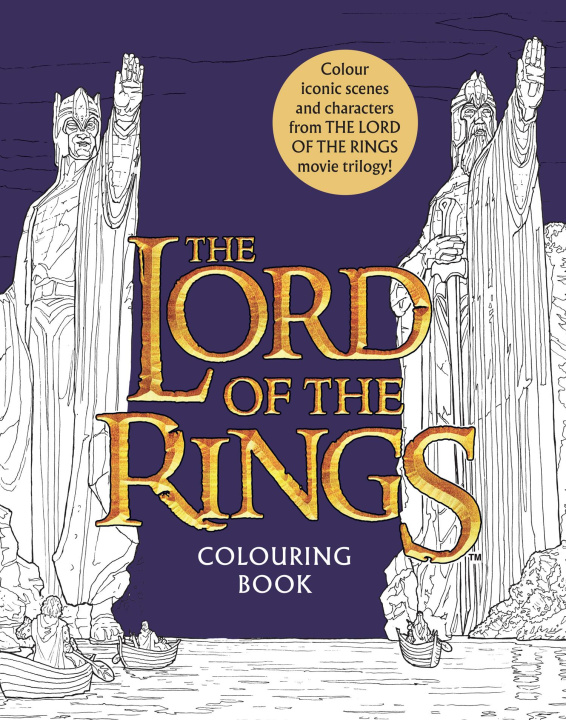 Książka The Lord of the Rings Movie Trilogy Colouring Book Warner Brothers