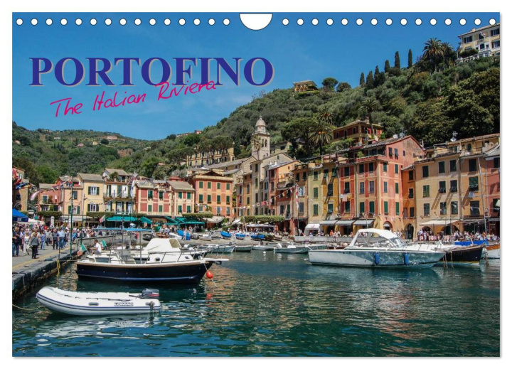 Calendar/Diary Portofino the Italian Riviera (Wall Calendar 2025 DIN A4 landscape), CALVENDO 12 Month Wall Calendar 