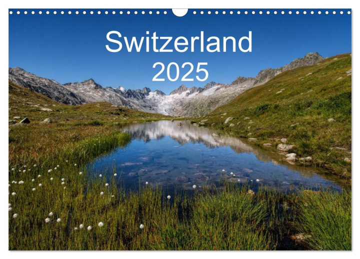Naptár/Határidőnapló Switzerland Mountainscapes 2025 (Wall Calendar 2025 DIN A3 landscape), CALVENDO 12 Month Wall Calendar 
