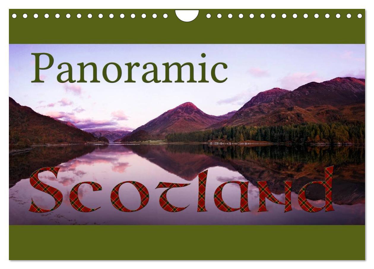 Kalendář/Diář Panoramic Scotland / UK-Version (Wall Calendar 2025 DIN A4 landscape), CALVENDO 12 Month Wall Calendar 