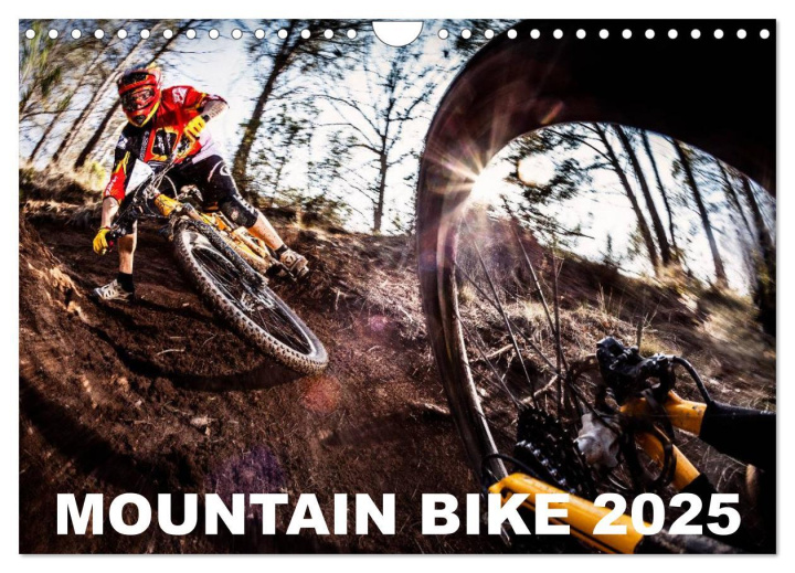 Naptár/Határidőnapló Mountain Bike 2025 by Stef. Candé / UK-Version (Wall Calendar 2025 DIN A4 landscape), CALVENDO 12 Month Wall Calendar 